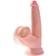 Pipedream King Cock Plus Triple Density Swinging Balls Dildo 21 cm Vaalea iho