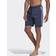 adidas Classic-Length 3-Stripes Swim Shorts - Crew Navy/White