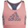 Adidas Designed To Move Leopard Sports Bra - Hazy Rose/Crew Navy