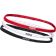 Nike Elastic Hair Bands 3-pack Unisex - Black/White/University Red