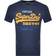 Superdry Vintage Logo Tri T-shirt - Navy Marl/Dark Grey