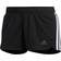 Adidas Pacer 3 Stripes Knitted Shorts Femmes - Noir