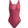 adidas Women's SH3.RO Mid 3-Stripes Swimsuit - Wild Pink/Semi Solar Pink