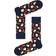 Happy Socks Beer And Sausage Sock - Navy/Red/Orange/White/Yellow/Green