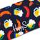 Happy Socks Beer And Sausage Sock - Navy/Red/Orange/White/Yellow/Green