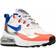 NIKE Air Max 270 React W - White/Flash Crimson/Metallic Silver/Racer Blue