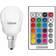 LEDVANCE OSRAM LED E14 4,2W Star goccia Remote satinato