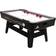 Cougar Table d'Air Hockey Hattrick Hero - Surface PVC Anti-Rayures - Rouge