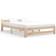 vidaXL Solid Pine 55cm Sengeramme 120x200cm
