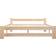 vidaXL Solid Pine 55cm Sengeramme 120x200cm