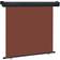 vidaXL Retractable Side Awning Folding Roll Up Window Shade 65' x 98.4' Brown