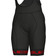 Ale Graphics PRR Strada Bib Shorts Men - Black/Red