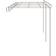 vidaXL Rosenbue jern antikbrun 600x250cm