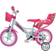 Dino Unicorn 14" - White Kids Bike