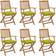 vidaXL 3065487 6-pack Havestol