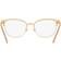 Vogue Eyewear VO4088 5128 De Vue Femme Dorées (Seulement Monture)