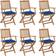 vidaXL 3065487 6-pack Havestol