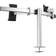 Durable Monitor Mount PRO for 1 Screen and 1 Tablet, Through-Desk Clamp