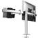 Durable Monitor Mount PRO for 1 Screen and 1 Tablet, Through-Desk Clamp