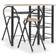 vidaXL 284402 Bargrupp, 1 Bord inkl. 2 Stolar