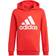 Adidas Boys Essentials Big Logo Hoodie - Vivid Red/White