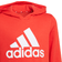 Adidas Boys Essentials Big Logo Hoodie - Vivid Red/White