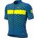 Ale PRR Stars Cycling Jersey Men - Petrol/Fluo Yellow