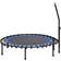 vidaXL Trampoline de Fitness avec Poignée Rebondisseur Trampoline d'Entraînement Trampoline d'Exercice Elastique Maison Intérieur 122 cm