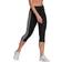 Adidas High Rise 3-Stripes 3/4 Sport Tights - Black/White