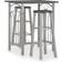 vidaXL 284397 Bargrupp, 1 Bord inkl. 2 Stolar