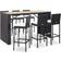 vidaXL 49563 Ensemble de Bar d'Extérieur, 1 Table incluse 6 Chaises