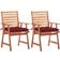 vidaXL 312415 2-pack Garden Dining Chair