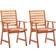 vidaXL 312415 2-pack Garden Dining Chair