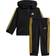 Adidas Infant Shiny Bold 49 Allover Print Jogger Set - Black/Gold Metallic (GM8965)