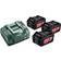 Metabo 685048000 18V Li-Ion Accu Starterset (3x 5.2Ah) Lader