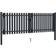 vidaXL Double Door Fence Gate 306x250cm