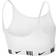 Nike Kid's Trophy Sports Bra - White/White/Black (CU8250-100)