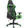 vidaXL Swivel Gaming Chair - Black/Green