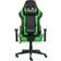 vidaXL Sedia da Gaming Girevole Verde in PVC