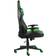 vidaXL Sedia da Gaming Girevole Verde in PVC