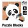 Kids by Friis Puzzle Blocks 9x6 Pieces