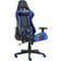 vidaXL Gamestoel draaibaar PVC blauw