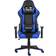 vidaXL Sedia da Gaming Girevole Blu in PVC