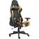 vidaXL Silla Gaming Giratoria Pvc Dorado