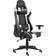 vidaXL Sedia da Gaming Girevole Bianca in PVC