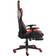 vidaXL Swivel Footrest Gaming Chair - Black/Red