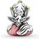 Pandora Rainbow Bruno the Unicorn Charm - Silver/Multi