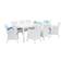 Beliani Italy Matgrupp, 1 Bord inkl. 8 Stolar