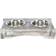 Trixie Bowl Set Wood/Stainless Steel