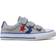 Converse Kid's Star Player 3V Ox - Wolf Grey/Blue/Enamel Red